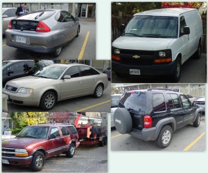P - car collage